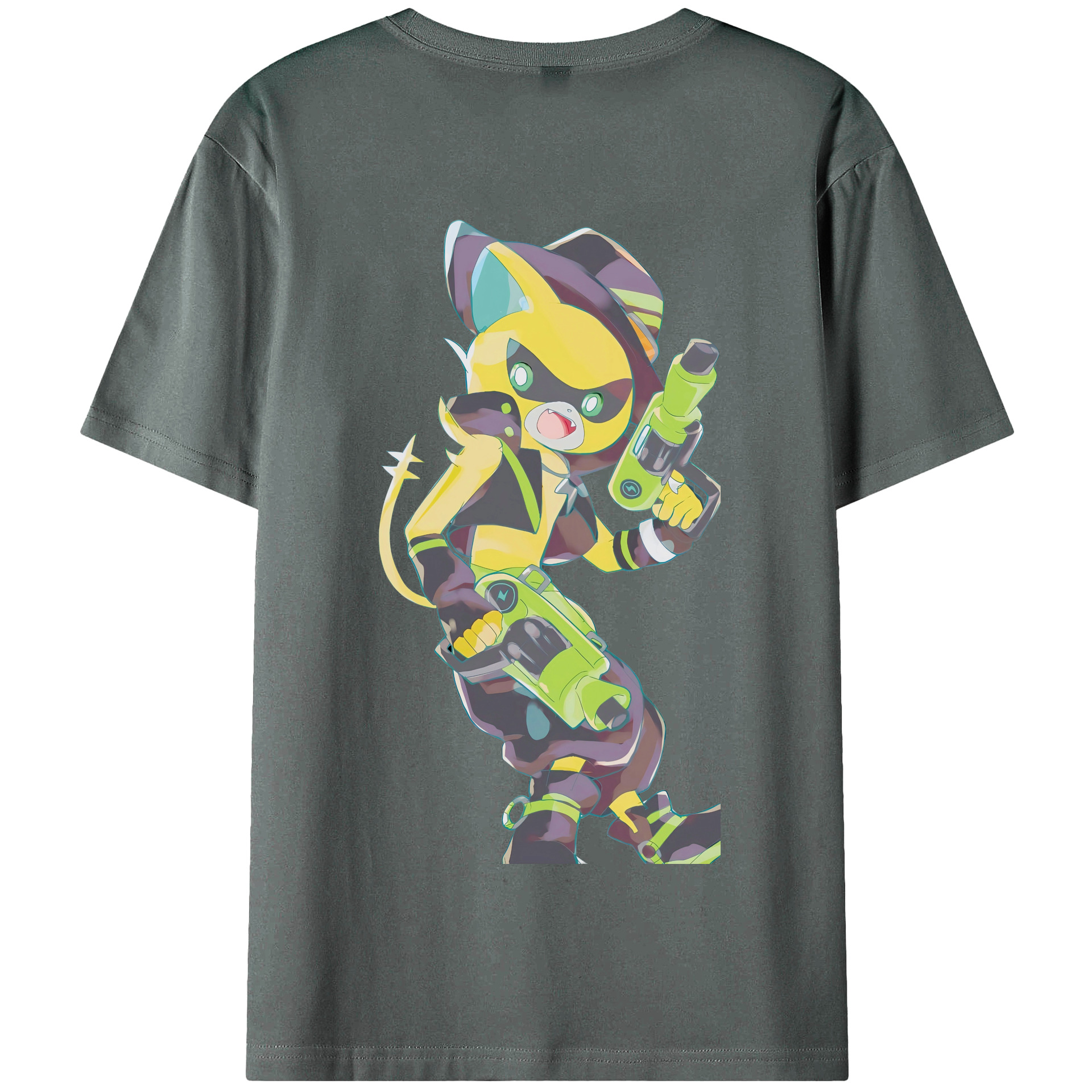 （画像用） 妖怪ウォッチ Yo-kai Watch 綿100％半袖Tシャツ（背面プリント）